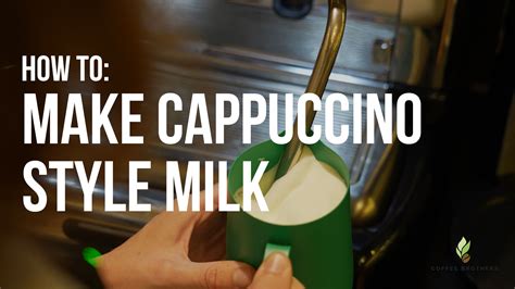 How To Create Cappuccino Milk - Coffee Brothers