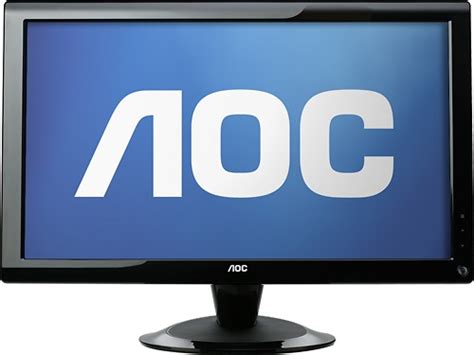 Best Buy Aoc Lcd Monitor Piano Black Vw