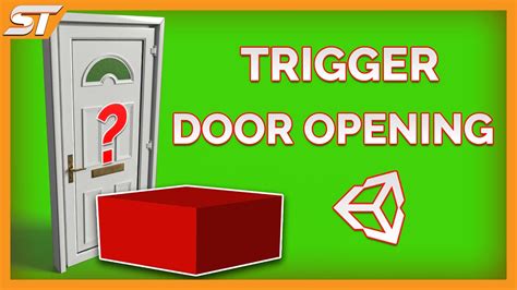 OPENING A DOOR In UNITY On TRIGGER EVENT YouTube