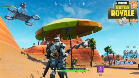 Fortnite Défi Des 14 Jours D été Rebondir Sur Un Parasol De Plage Géant Lors De 3 Parties Le