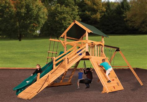 Wooden Swing Sets & Wooden Playsets - BackyardAdventures.com