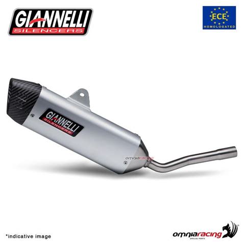 Giannelli Exhaust Silencer Sonic In Aluminum Approval For Vent