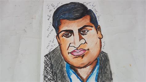 How To Draw Srinivasa Ramanujan Drawing National Mathematics Day Poster