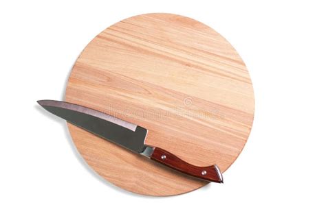 Knife In Cutting Board Stock Photo Image Of Stab Knife