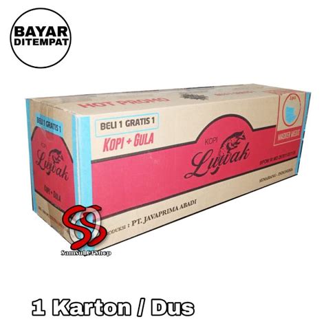 Karton Kopi Luwak Kopi Gula Isi Sachet Gr Lazada Indonesia