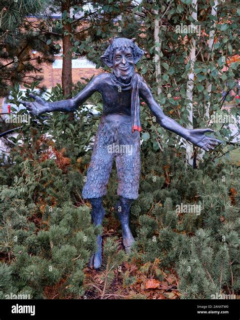 Sculpture Of Mr Tumnus A Character Faun From The Lion The Witch And