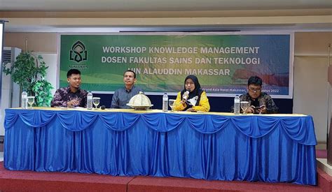 Fst Uin Alauddin Makassar Beri Penguatan Knowledge Management Dosen