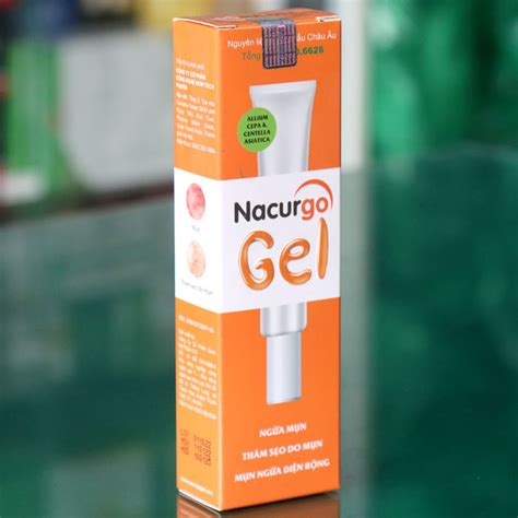 Nacurgo Gel Ngăn Ngừa Mụn Trứng Cá Mụn Mẩn Ngứa Diện Rộng