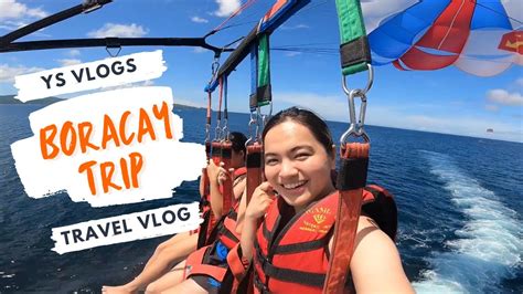 Boracay Vlog 2022 🌴👙 Parasailing Paraw Sailing Water Activities Sunset 🌅 Ys Vlogs Youtube