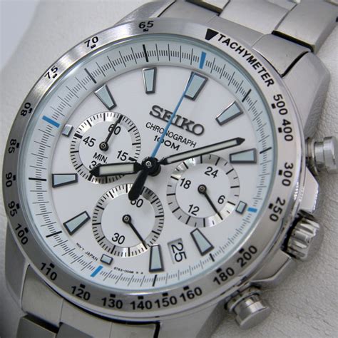 Seiko Chronograph 100m Race White Dial No Reserve Catawiki