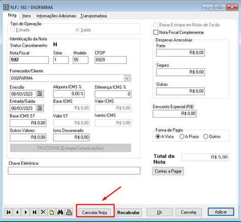 COMO CANCELAR UMA NOTA FISCAL NF E Base De Conhecimento