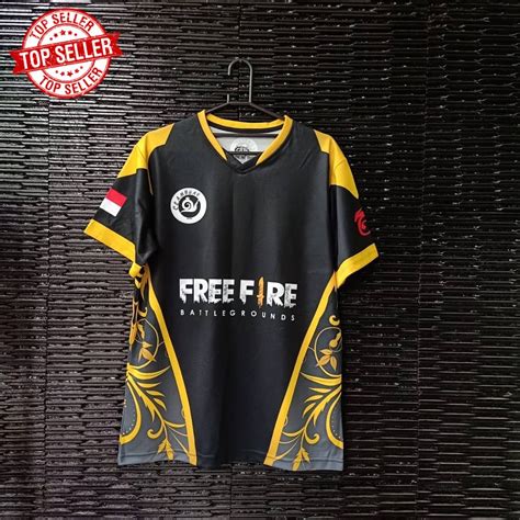 Jual JERSEY CUSTOM FREE FIRE MOBILE LEGEND PUBG DOTA AOV FREE