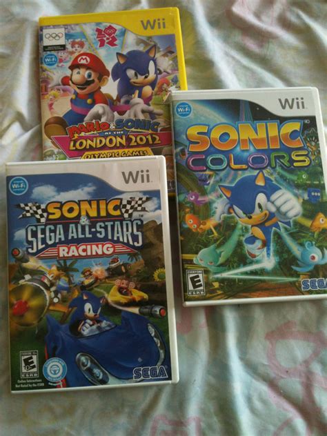 Three of my Sonic Wii games by blueangelrose97 on DeviantArt