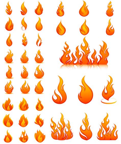 Free Fire Vector Graphics Images Fire Vector Graphic Flame Vector