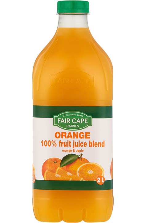 Orange 100 Fruit Juice Blend Fair Cape Dairies