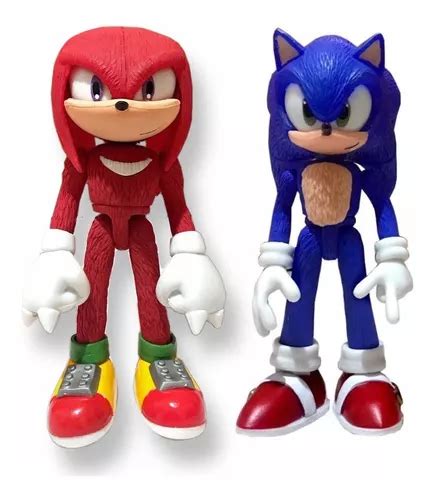 Sonic Y Knuckles Nudillos Juguete Figura Articuladas Con Luz En Venta