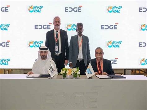 Uaes Edge Signs Mou With Indias Hal At Idex 2023