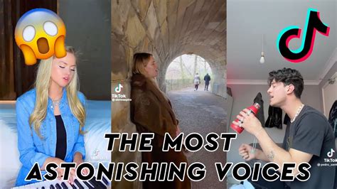 The Most Beautiful Amazing And Astonishing Voices ~ Singing Tiktok