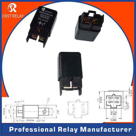 Auto Relay 12V 24V 30A 4 Pin Universal Relay Jd1912 Relay Nvf9 Relays