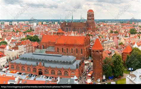 St Marienkirche In Danzig Polen Lizenzfreies Bild 16255865