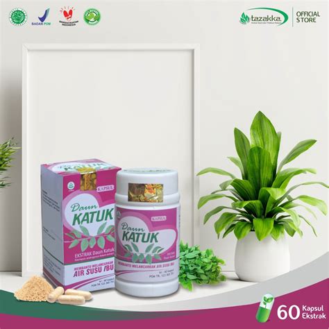 Jual Pelancar Asi Booster Buat Ibu Menyusui Herbal Daun Katuk Tazakka