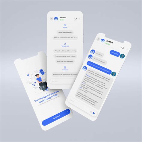 Ai Assistant Chatbot Apps Ui Design Behance