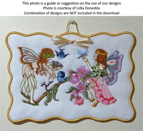 Fairy Pippen Machine Embroidery Design By Sue Box In Sizes Etsy