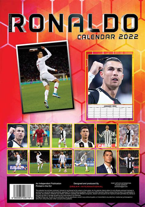 Cristiano Ronaldo Calendarios De Pared Cons Guelos En Posters Es