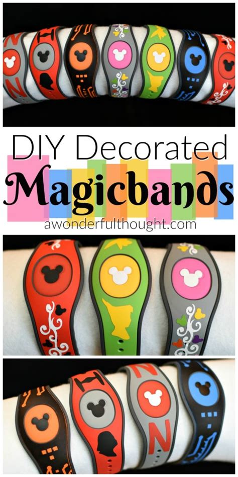 DIY Decorated MagicBands - A Wonderful Thought