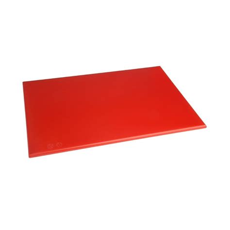 Planche D Couper Anti Bact Rienne En Haute Densit Hygiplas Rouge