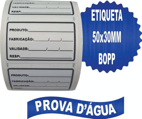 1000 Etiqueta Validade Congelamento Bopp Parcelamento Sem Juros