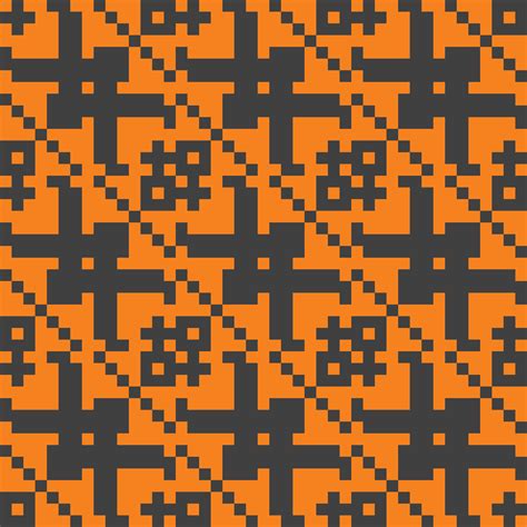 an orange and black pattern with squares 32994720 Vector Art at Vecteezy