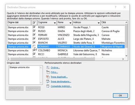 Come Fare Una Stampa Unione Da Excel A Word