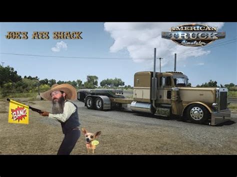 American Truck Simulator 4K Peterbilt 389 Reitnouer Flatbed YouTube