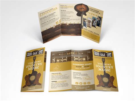 Grand Ole Opry Brochure Behance