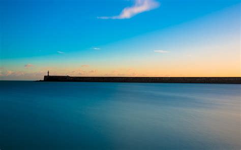 Wallpaper Sunlight Sunset Sea Bay Shore Reflection Sky Beach