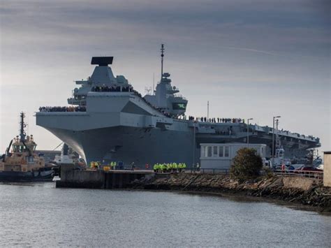 El Portaaviones Hms Pr Ncipe De Gales Zarpa Por Primera Vez Galaxia