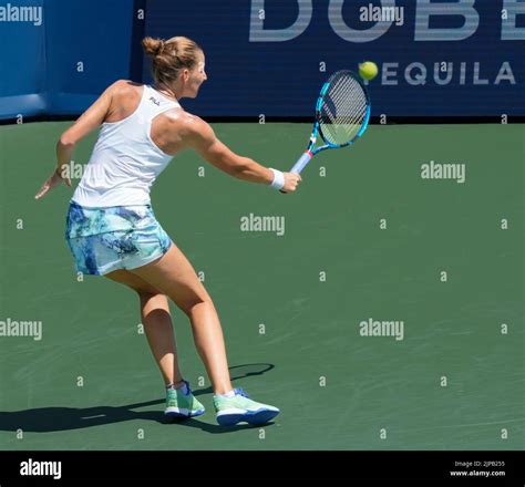 August Karolina Pliskova Cze Defeated Venus Williams Usa