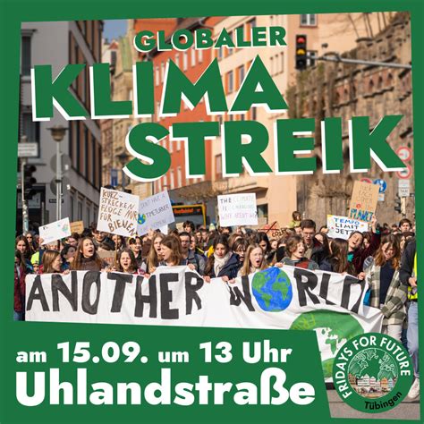 Globaler Klimastreik Am Um Uhr Fridays For Future T Bingen