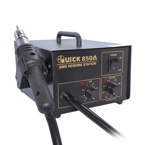 Quick A Smd Rework Station Hot Air Gun W Temperature Controlled