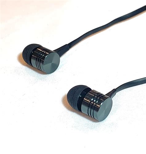 Merkury Metallic In Ear Earbuds With Microphone And Remote Wired Crystal Clear Sound