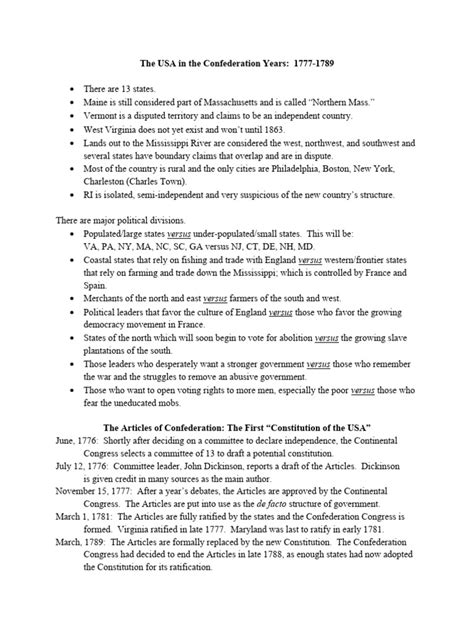 File 13 The Articles of Confederation | PDF | Ratification | United ...