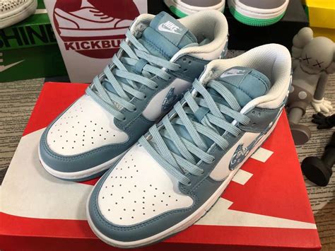 Nike Dunk Low Blue Paisley Dh Kickbulk Sneaker Camera Photos