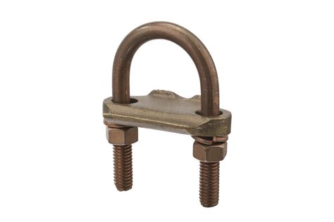 Heavy Duty Bronze U Bolt Clamp Pipe Awg For Burial Nsi