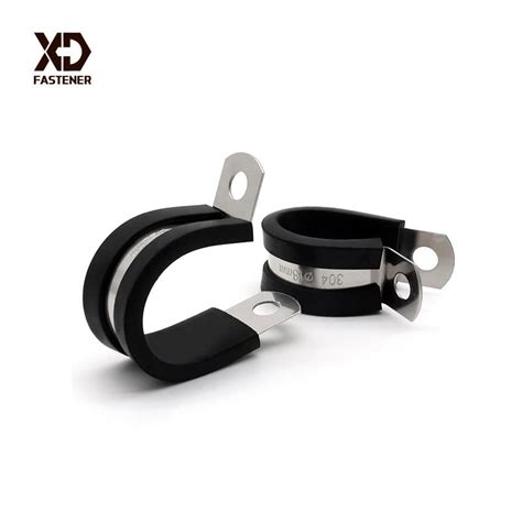 Xd 14 Inch Cable Clamps Rubber Metal Hose Clamps For Wire Line Clips China Pipe Clamp For