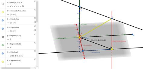 Spherical Coordinate Geogebra