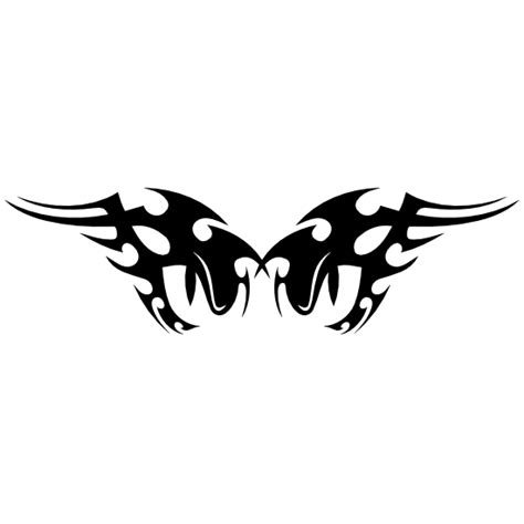 Gothic Butterfly Wings Sticker