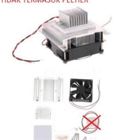 Jual Kit Peltier Cooling System Pendingin V Set Fan Case Heatsink