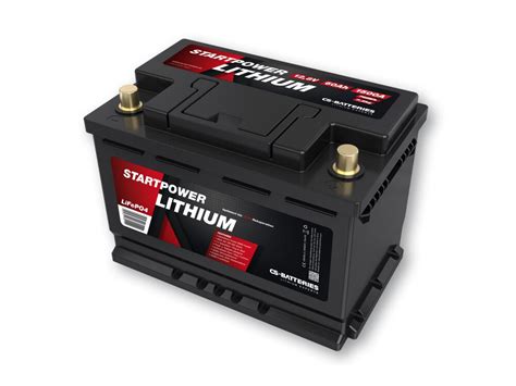 Lithium Lifepo Auto Starter Batterie V Ah A En