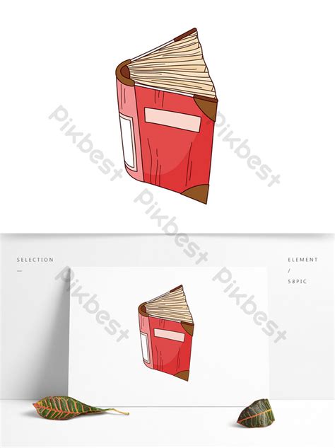 Simple Cartoon Drawing Book Textbook Template Png Images Ai Free